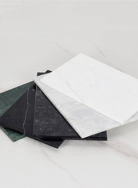 大理石浴室洗漱托盘卫生间洗手台盘欧式北欧简约化妆首饰收纳盘