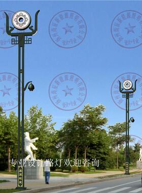 少数民族风特色6米50w太阳能led路灯中国风户外道路灯杆厂家直销