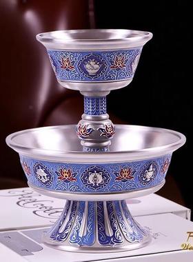 锡护杯八吉祥八吉祥八吉祥物供水酒饰供应杯银质不变色纯锡不生锈