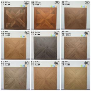 客厅卧室房间法式风拼花木纹砖80x80地砖防滑安妮公主原木瓷砖800