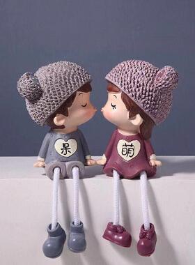 采购产品创意家居陈设，可爱和创意挂娃娃，房间酒柜，卧室家居装