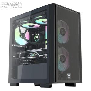 宏特维Thermaltake（Tt）启航者F4 Mini小机箱水冷电脑主机摆件饰品