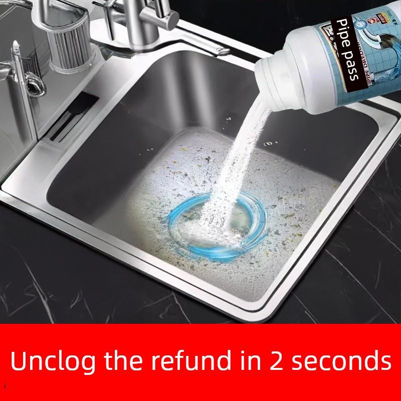 管道疏通剂强力溶解家用下水道清洁厕所马桶堵塞疏通器除异味神器