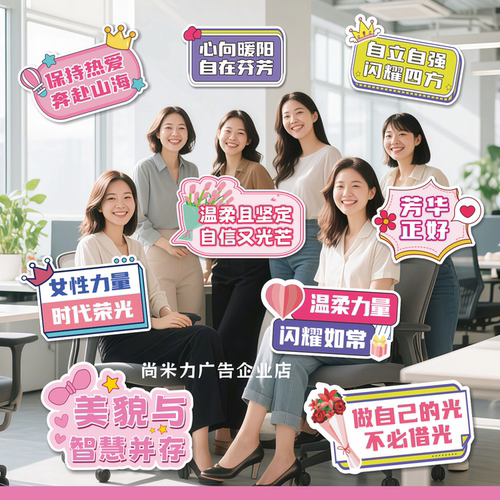 三八女神节KT手举牌定制顺丰发货