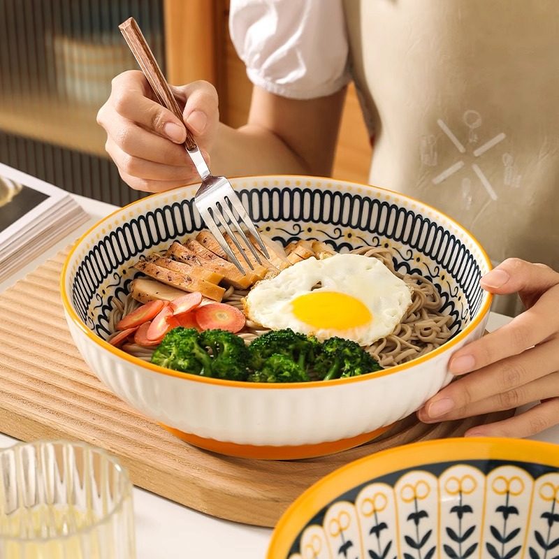 汤碗家用陶瓷酸菜鱼大盘碗大号面碗沙拉碗螺蛳粉碗水煮鱼大碗汤盘,餐饮具,碗,淘宝优惠券,粉丝福利购,淘宝优惠卷