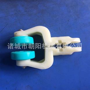 流水线配件滑轮 厂家现货家禽屠宰线滑架轮 尼龙滑架厂家直供