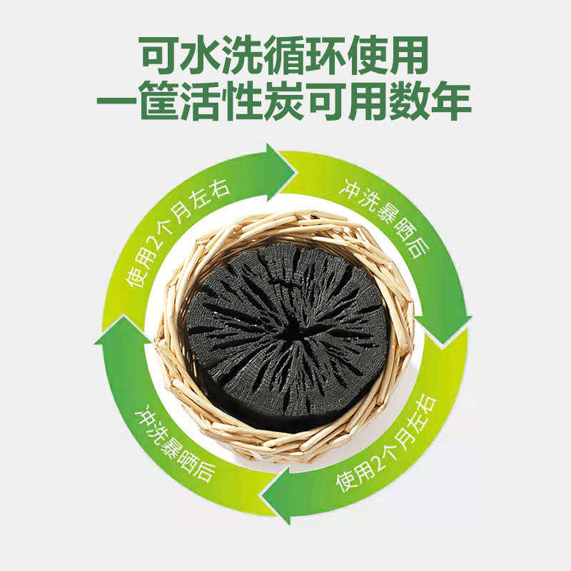 川土活性炭除甲醛装修竹炭包去除味新房防潮木炭活性碳备长炭