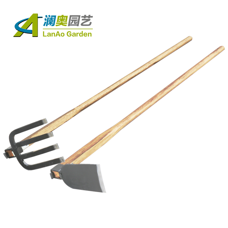 农用长柄锄头耙子三齿四齿钉耙菜园锄草开垦松土翻地园林园艺工具