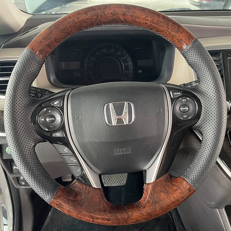 本田九代雅阁奥德赛真皮方向盘套