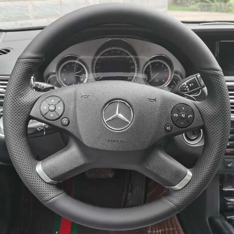 奔驰E级E260l方向盘套专车专用