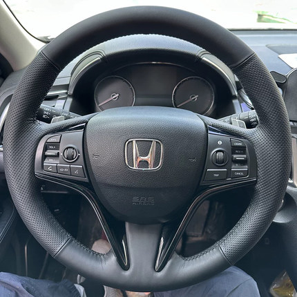 适用于本田UR-V冠道方向盘套真皮14-17款思铂睿把套手缝专用全包