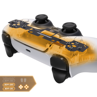 eXtremeRate易极改 PS5手柄正面轻触开关Clicky套装正面八键FPS游戏专用按键适用BDM-010/020