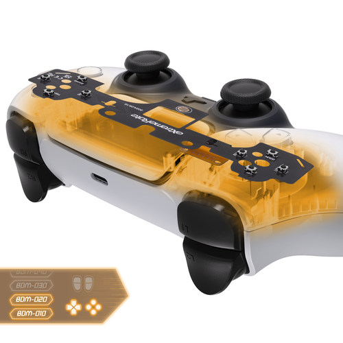 eXtremeRate易极改 PS5手柄正面轻触开关Clicky套装正面八键FPS游戏专用按键适用BDM-010/020