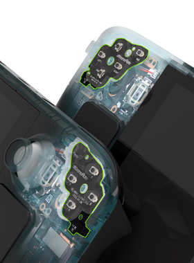 eXtremeRate易极改 SteamDeck掌机正面轻触开关Clicky套装适用于SteamDeck游戏手感提升快速响应竞技改装