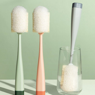 杯子清洗刷长柄奶瓶刷丝瓜瓤清洁神器洗杯子刷子
