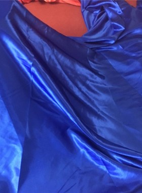 宝蓝色揭幕布/绸缎布/盖车布/蓝色布料 遮盖布防尘布料新车揭幕布