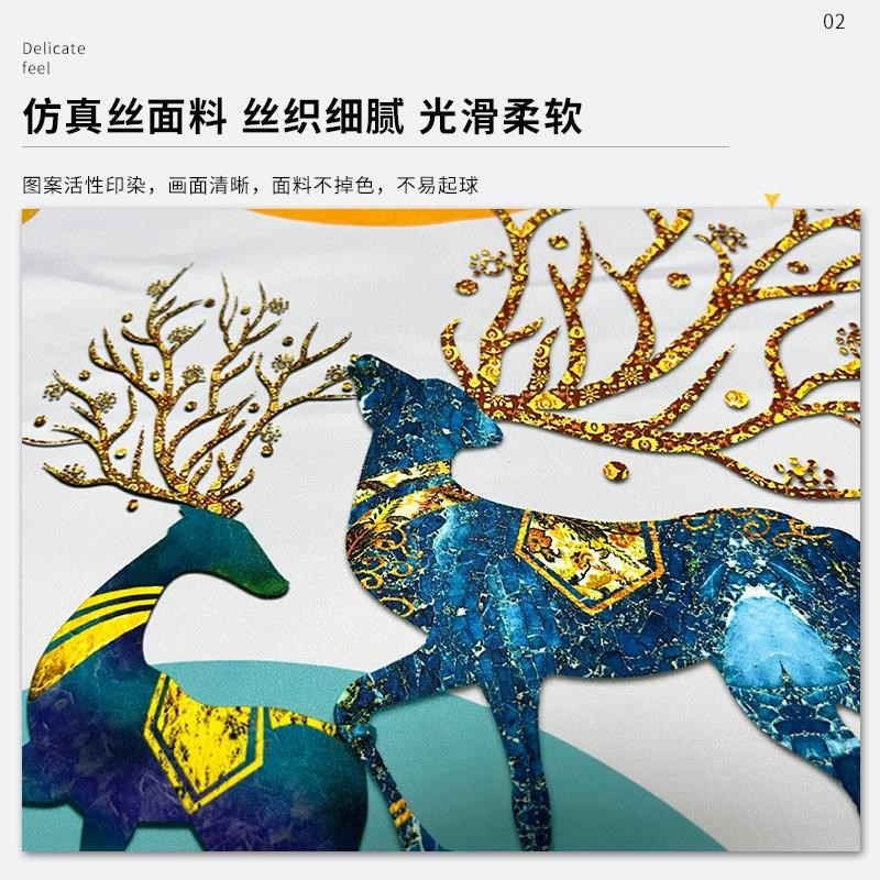 长方形抱枕沙发客厅靠垫大靠背垫靠枕套罩长条腰枕枕头不含芯夏季