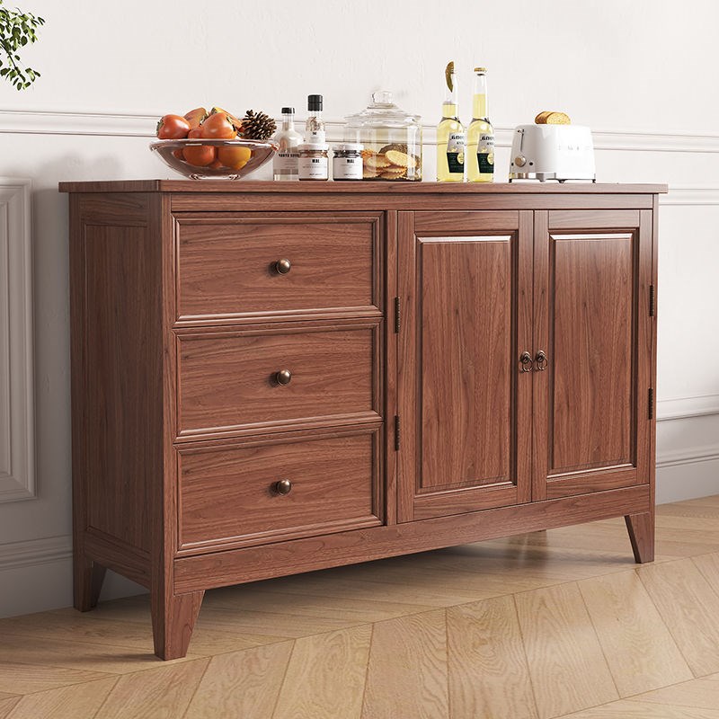 斗柜实木收纳储物柜餐边柜卧室客厅靠墙小柜子小户型置物柜旁柜橱