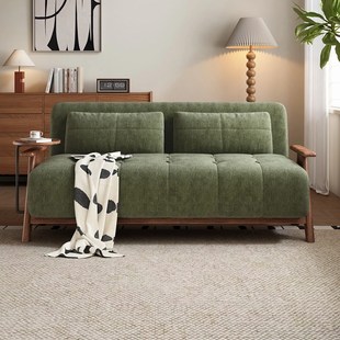 仁友实木沙发床多功能伸缩可折叠两用小户型客厅书房阳台2025