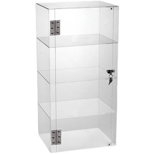 防尘罩透明高透亚克力收纳箱亚克力板展示盒大号超大定制可开门