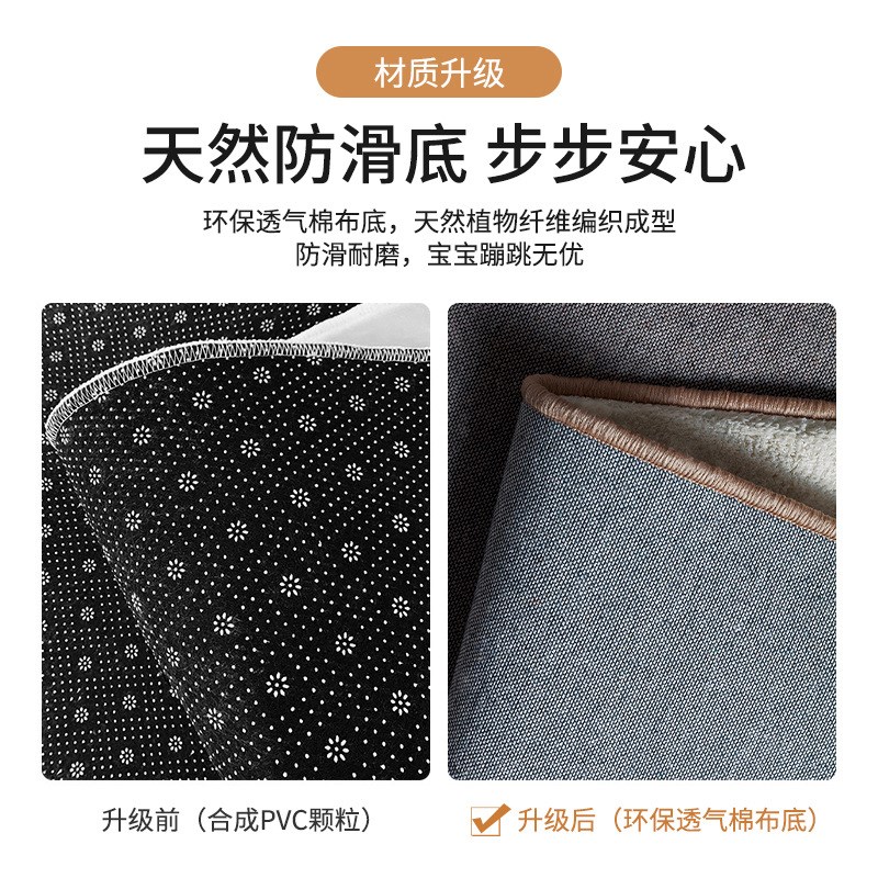 圆形转椅垫书房简约轻奢高级学习椅地垫卧室办公区书桌电脑椅地毯