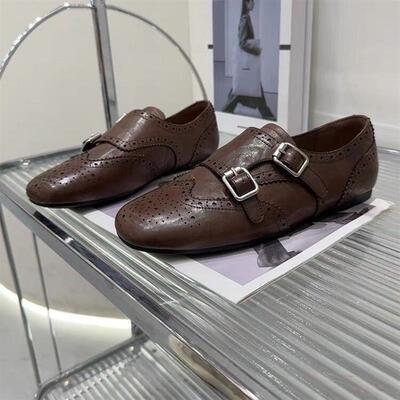 粗跟黑色英伦风小皮鞋女鞋子2025春秋季休闲乐福鞋法式配裙子单鞋