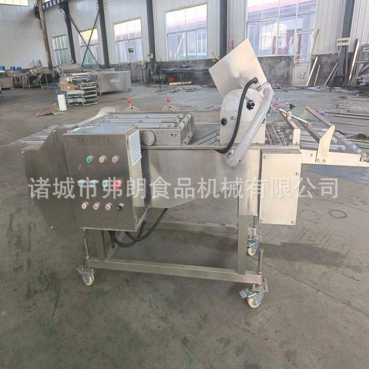 全自动肉排上浆机 小酥肉淋浆机 油炸食品上浆设备厂家