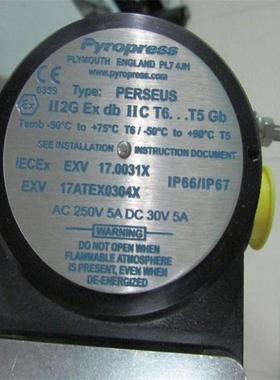 英国 Pyropress 压力开关 PF263S1B/BW34F22C/67S4AA