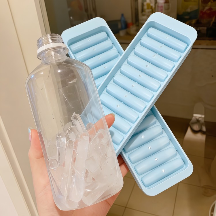 饮料瓶冰块!冰柱冰条模具威士忌制冰器食品级冰格储存盒家用神器
