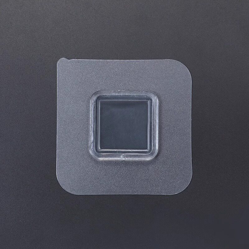 强力透明无痕免打孔拖把架粘贴片