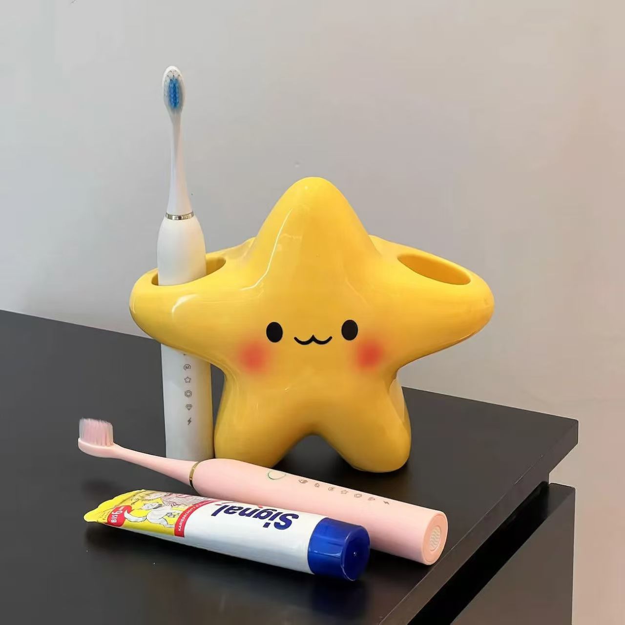 星星牙刷架卫生间家用收纳筒创意