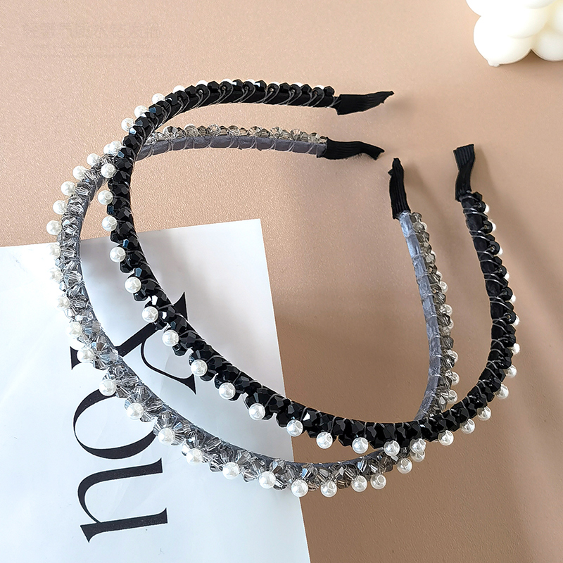 韩版新款珍珠发箍女童高级感头饰