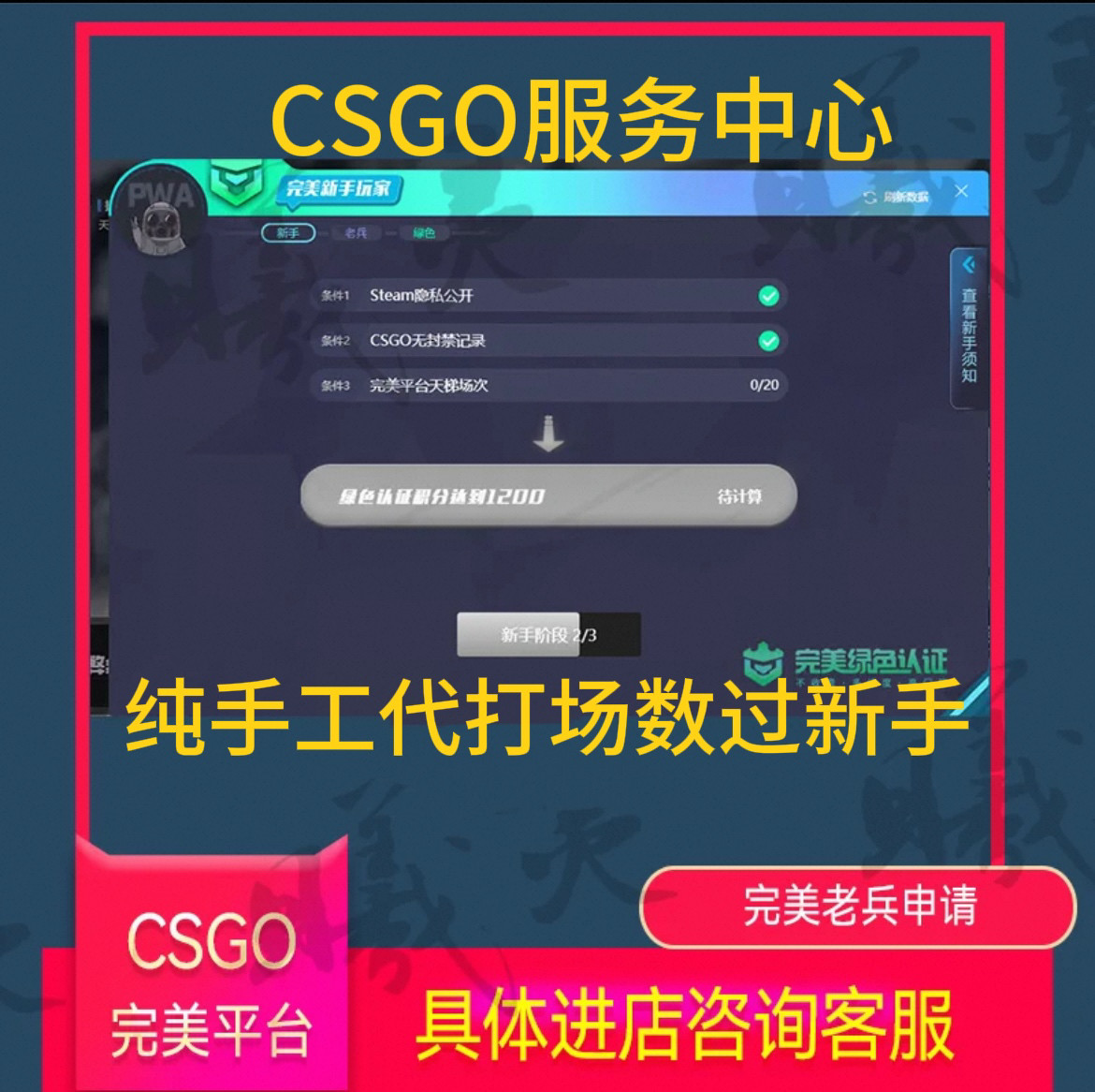 csgo新手代打STEAM