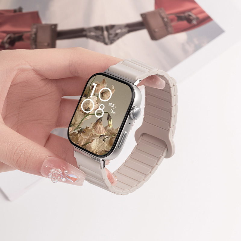 适用红米watch6磁吸硅胶表带新款