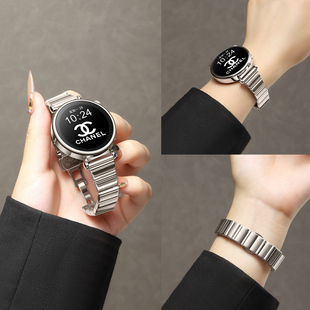 适用华为gt5表带新款女士专用gt5pro手表表带女款高级感金属gt4表带链式原装小蛮腰系列秋季watch5手表带实用