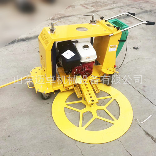 市政井盖圆周切割机手推窨井盖切圆机 混凝土沥青路面井盖切缝机