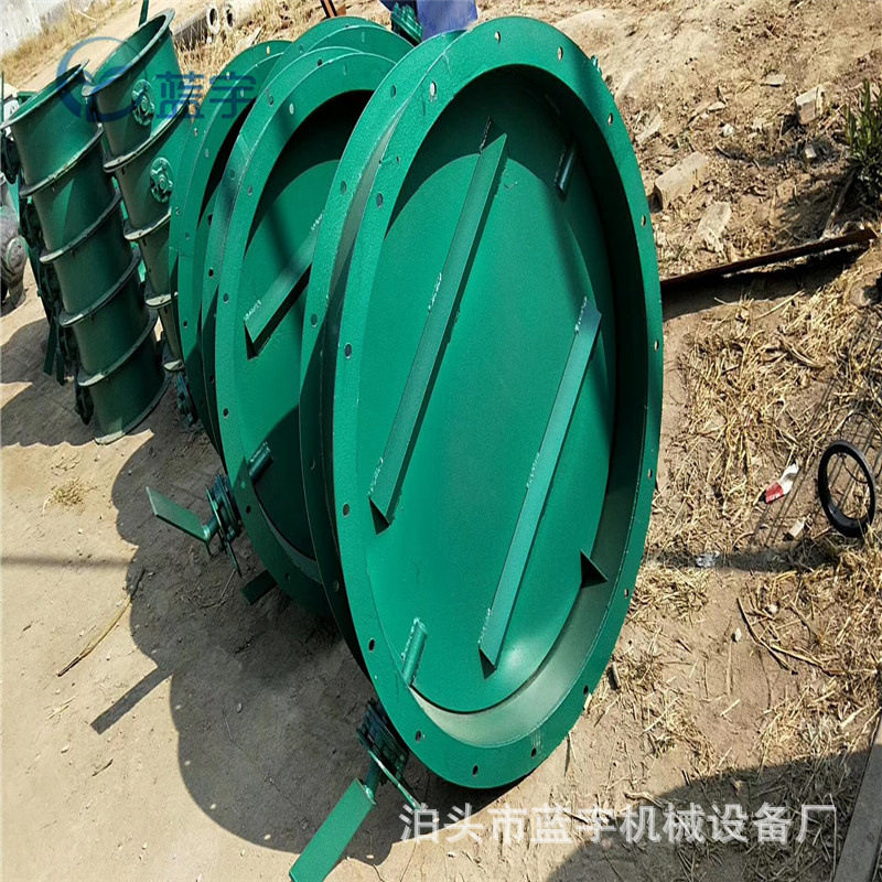 玻璃厂除尘尘气蝶阀300调节风阀管道风门手动涡轮冷风阀风机蝶阀