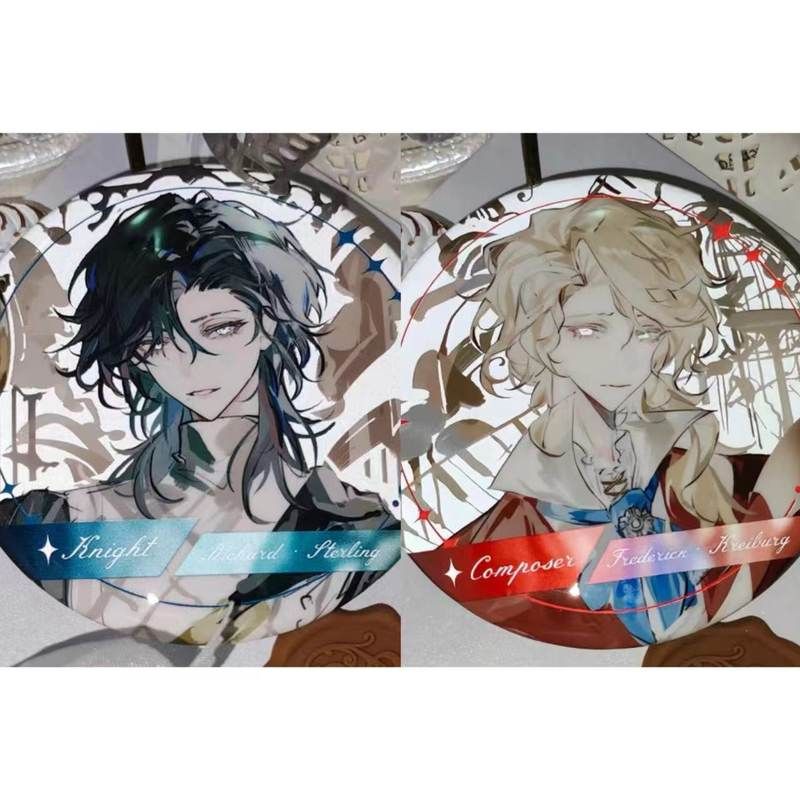 第五新款上市人格高颜值精致作曲家骑士胸章胸针装饰ins风58mm