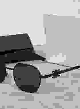 跨境24新款多边形男女同款墨镜凯旋门时尚潮流ins风复古明星同款8