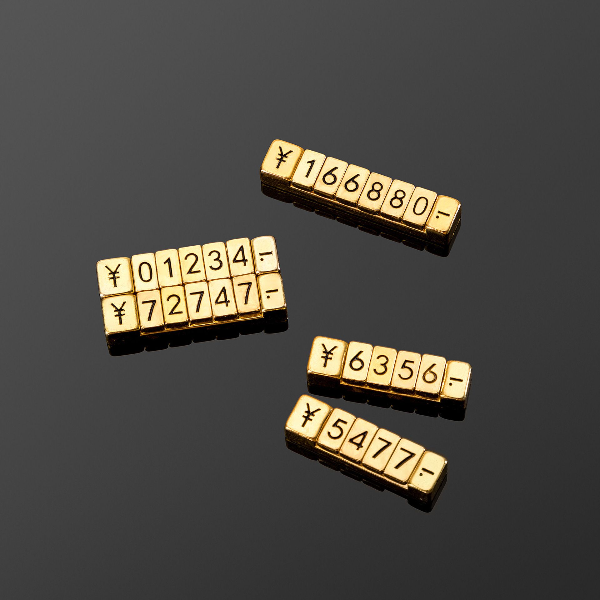 跨境数字价格牌金属标价牌珠宝首饰价格标签商品价格签价码牌展示