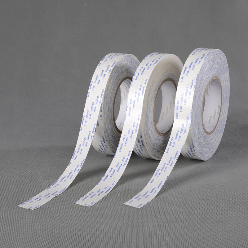 跨境皇冠DS611双面胶 高强度棉纸胶粘带 塑料壳粘合薄膜开关 皇冠