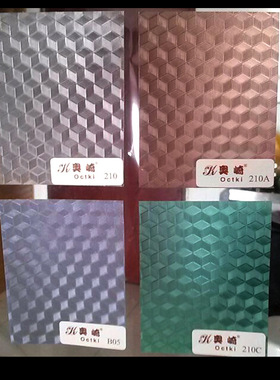 跨境包邮 奥崎玻璃纸 防晒贴膜窗花纸 立体格子花纹  绿色 蓝色玻