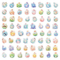 128 cartoon, cute, fresh, simple and creative diy notebook stickers for small animal magic potion bottles thumbnail 8