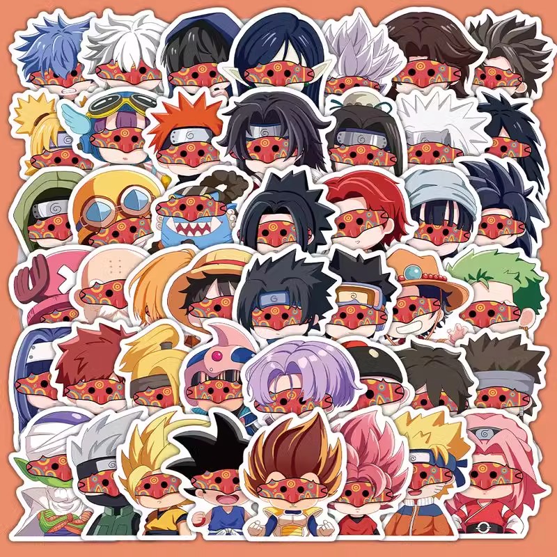 大图释阿祖你收手创意卡通贴纸