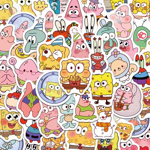 新款68张Q版卡通卡哇伊贴纸