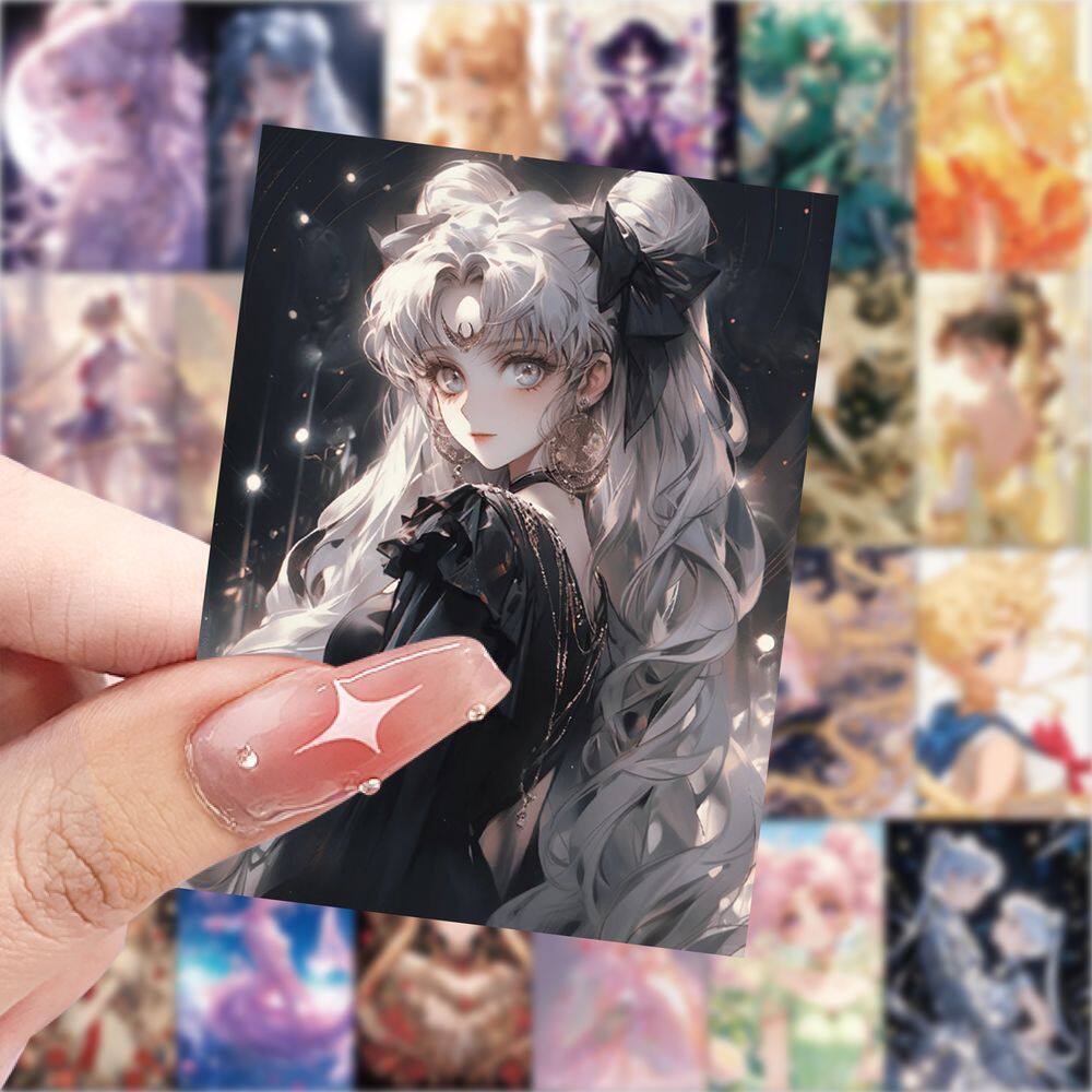美少女战士二次元动漫可爱少女高颜值贴纸装饰周边手账手机防水
