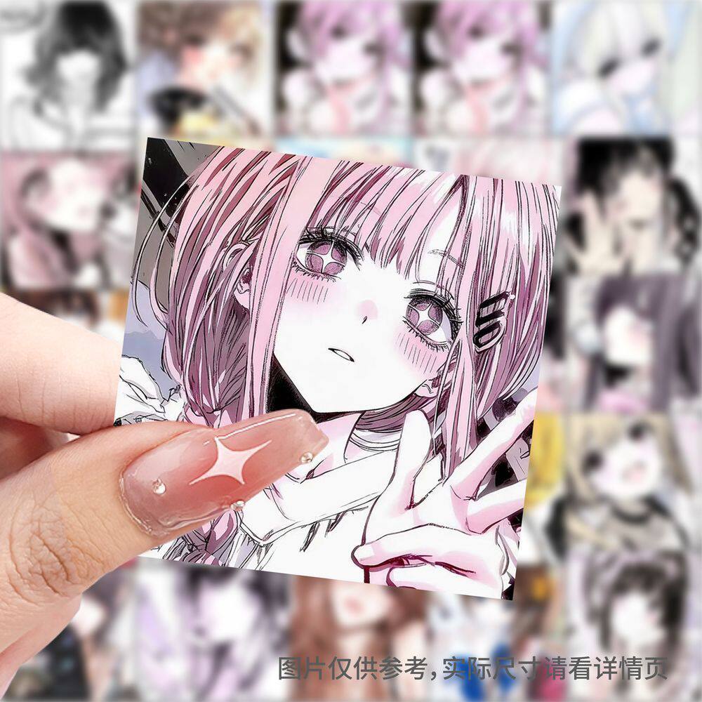 古早二次元头像贴纸二次元ins动漫装饰手账笔记本桌面贴画手机diy