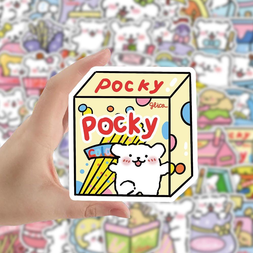 线条小狗韩系ins贴纸可爱