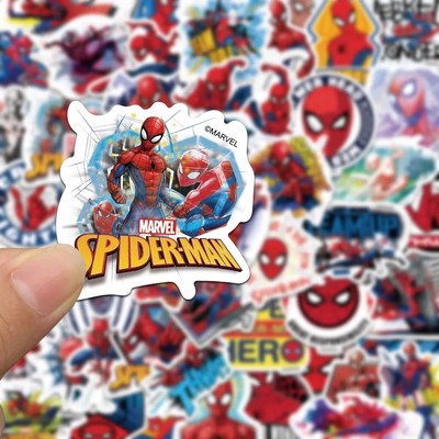 蜘蛛侠纵横宇宙贴纸ins风高级感