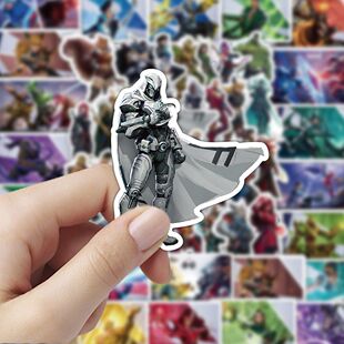 120张漫威争锋贴纸diy高颜值手账帅气装 手机笔记本贴画 饰桌面个性